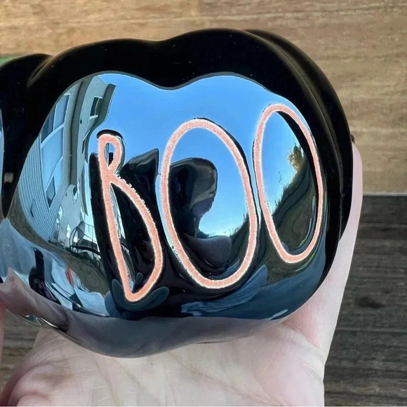 NEW Set of (3) Rae Dunn BOO/SPOOKY/HAUNTED Holders WITH the battery candles! - Picture 12 of 16